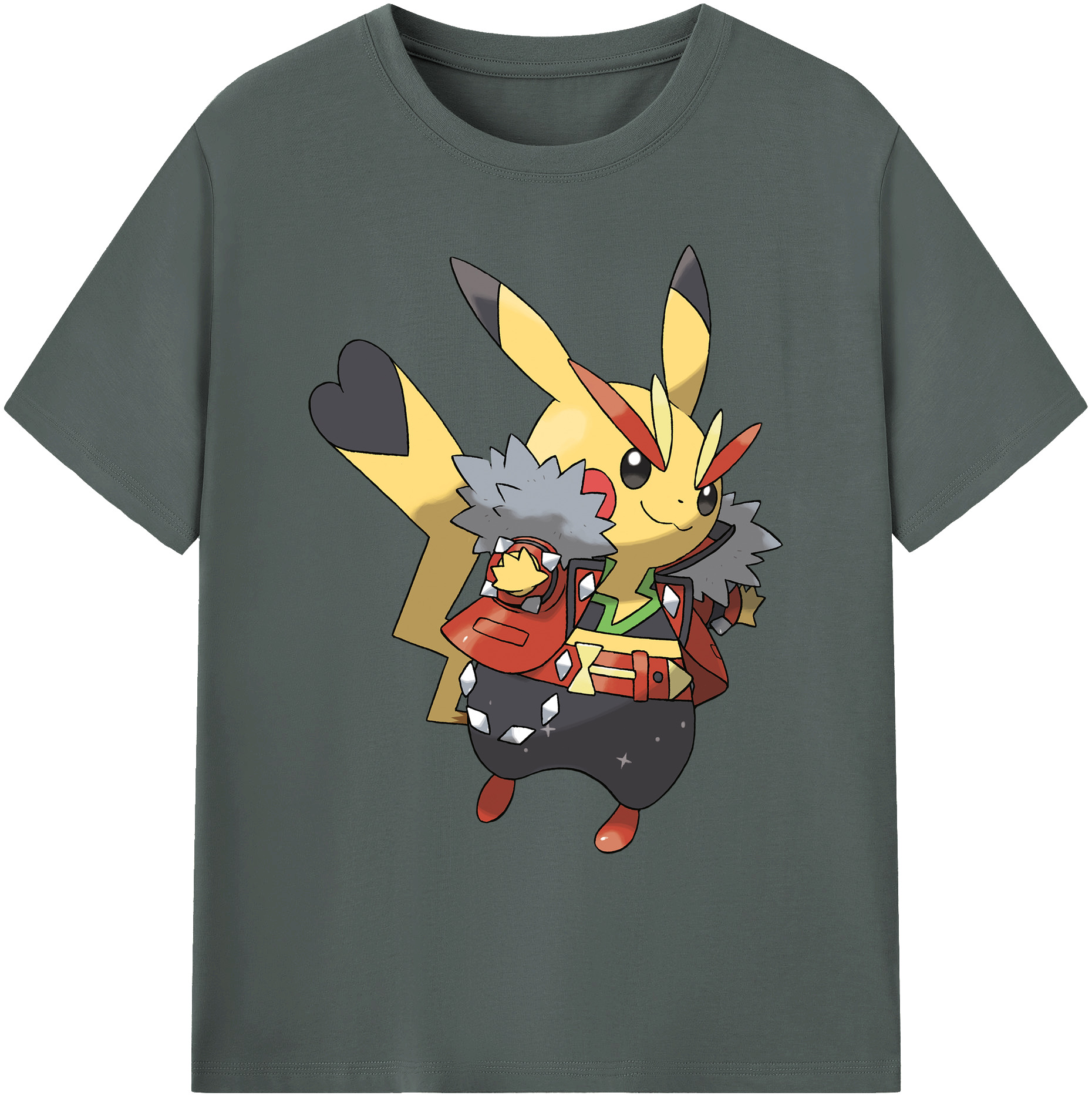 （画像用） ポケットモンスター Pokémon 綿100％ メンズ半袖Tシャツ｜肌触りやわらか＆通気性